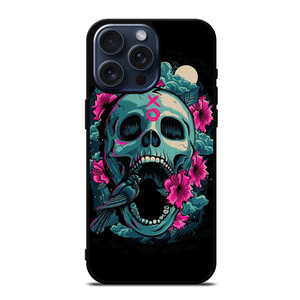SUGAR SKULL FLOWERS TATTOO iPhone 15 Pro Max Case