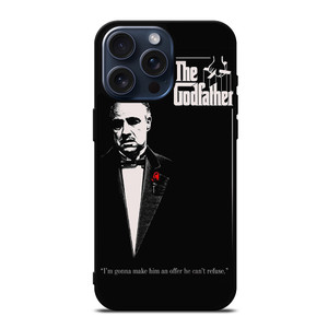 THE GODFATHER QUOTES iPhone 15 Pro Max Case THE GODFATHER QUOTES iPhone 15 Pro Max Case