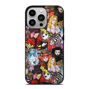 TIM BURTON CHARACTERS iPhone 14 Pro Case