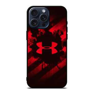 UNDER ARMOUR LOGO RED iPhone 15 Pro Max Case UNDER ARMOUR LOGO RED iPhone 15 Pro Max Case
