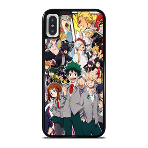 MY HERO ACADEMIA ANIME CHARACTERS iPhone X / XS Case MY HERO ACADEMIA ANIME CHARACTERS iPhone X / XS Case