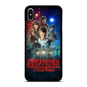 STRANGER THINGS CHARACTERS MOVIE iPhone XS Max Case
