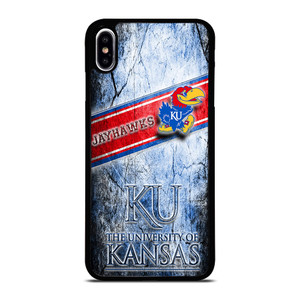 UNIVERSITY OF KANSAS JAYHAWKS LOGO iPhone XS Max Case UNIVERSITY OF KANSAS JAYHAWKS LOGO iPhone XS Max Case