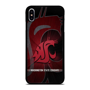 WASHINGTON STATE COUGARS LOGO iPhone XS Max Case WASHINGTON STATE COUGARS LOGO iPhone XS Max Case