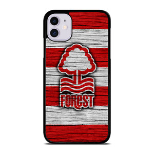 NOTTINGHAM FOREST LOGO WOODEN iPhone 11 Case