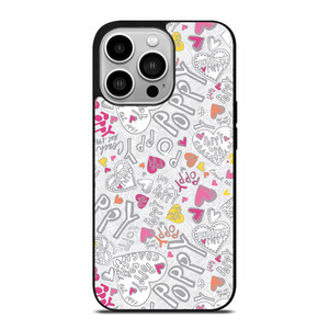 PINK COACH PATTERN LOGO iPhone 14 Pro Case