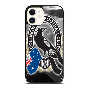 COLLINGWOOD MAGPIES AFL LOGO iPhone 12 Case
