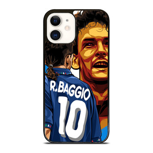ROBERTO BAGGIO LEGEND ITALY ART iPhone 12 Case