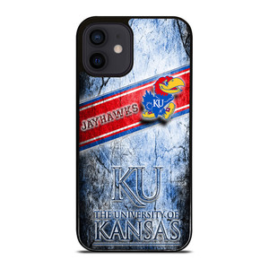 UNIVERSITY OF KANSAS JAYHAWKS LOGO iPhone 12 Mini Case UNIVERSITY OF KANSAS JAYHAWKS LOGO iPhone 12 Mini Case