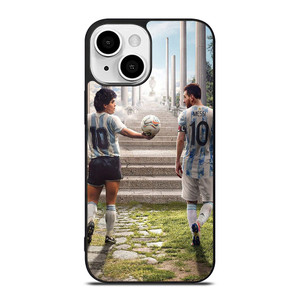 DIEGO MARADONA AND LIONEL MESSI iPhone 13 Mini Case DIEGO MARADONA AND LIONEL MESSI iPhone 13 Mini Case