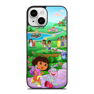 DORA THE EXPLORER CHARACTERS iPhone 13 Mini Case DORA THE EXPLORER CHARACTERS iPhone 13 Mini Case