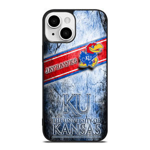 UNIVERSITY OF KANSAS JAYHAWKS LOGO iPhone 13 Mini Case UNIVERSITY OF KANSAS JAYHAWKS LOGO iPhone 13 Mini Case