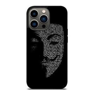 V FOR VENDETTA MASK iPhone 13 Pro Case V FOR VENDETTA MASK iPhone 13 Pro Case