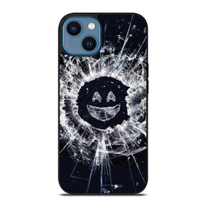 BLACK MIRROR SMILEY iPhone 14 Case BLACK MIRROR SMILEY iPhone 14 Case