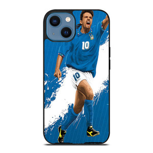 ROBERTO BAGGIO LEGEND ITALY iPhone 14 Case ROBERTO BAGGIO LEGEND ITALY iPhone 14 Case
