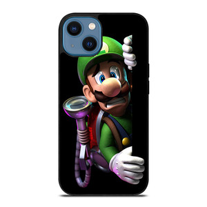 SCARED LUIGI SUPER MARIO BROS iPhone 14 Case SCARED LUIGI SUPER MARIO BROS iPhone 14 Case