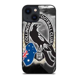 COLLINGWOOD MAGPIES AFL LOGO iPhone 14 Plus Case