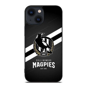 COLLINGWOOD MAGPIES LOGO AFL iPhone 14 Plus Case