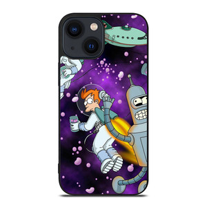 FUTURAMA BENDER LILA iPhone 14 Plus Case FUTURAMA BENDER LILA iPhone 14 Plus Case