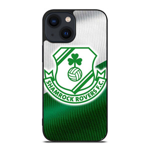SHAMROCK ROVERS FOOTBALL CLUB LOGO iPhone 14 Plus Case SHAMROCK ROVERS FOOTBALL CLUB LOGO iPhone 14 Plus Case