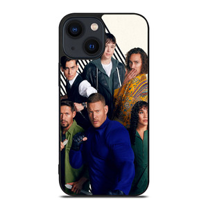 THE UMBRELLA ACADEMY CHARACTERS MOVIE iPhone 14 Plus Case THE UMBRELLA ACADEMY CHARACTERS MOVIE iPhone 14 Plus Case
