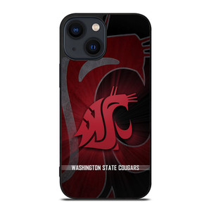 WASHINGTON STATE COUGARS LOGO iPhone 14 Plus Case WASHINGTON STATE COUGARS LOGO iPhone 14 Plus Case
