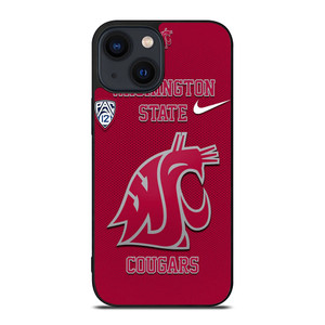 WASHINGTON STATE COUGARS SYMBOL iPhone 14 Plus Case WASHINGTON STATE COUGARS SYMBOL iPhone 14 Plus Case