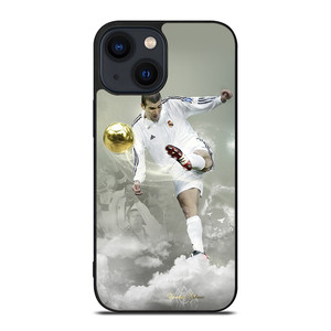 ZINEDINE ZIDANE FOOTBALL ICON iPhone 14 Plus Case ZINEDINE ZIDANE FOOTBALL ICON iPhone 14 Plus Case