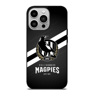 COLLINGWOOD MAGPIES LOGO AFL iPhone 14 Pro Case COLLINGWOOD MAGPIES LOGO AFL iPhone 14 Pro Case