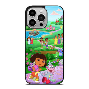 DORA THE EXPLORER CHARACTERS iPhone 14 Pro Case