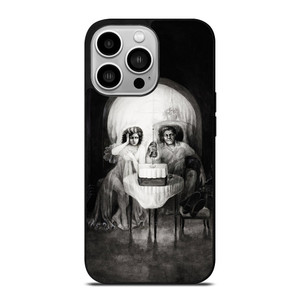 DATE SKULLS ILLUSION BLACK iPhone 14 Pro Case