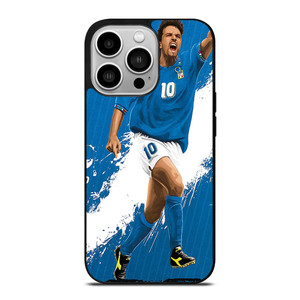 ROBERTO BAGGIO LEGEND ITALY iPhone 14 Pro Case ROBERTO BAGGIO LEGEND ITALY iPhone 14 Pro Case