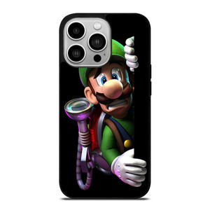 SCARED LUIGI SUPER MARIO BROS iPhone 14 Pro Case SCARED LUIGI SUPER MARIO BROS iPhone 14 Pro Case