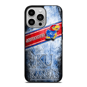 UNIVERSITY OF KANSAS JAYHAWKS LOGO iPhone 14 Pro Case