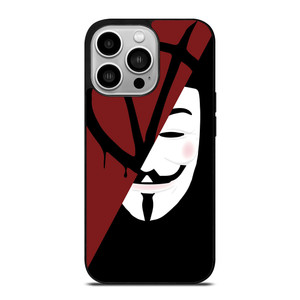 V FOR VENDETTA LOGO 2 iPhone 14 Pro Case