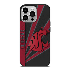 WASHINGTON STATE COUGARS ICON iPhone 14 Pro Case WASHINGTON STATE COUGARS ICON iPhone 14 Pro Case