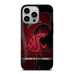 WASHINGTON STATE COUGARS LOGO iPhone 14 Pro Case