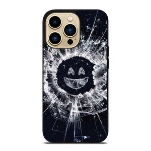 BLACK MIRROR SMILEY iPhone 14 Pro Max Case BLACK MIRROR SMILEY iPhone 14 Pro Max Case