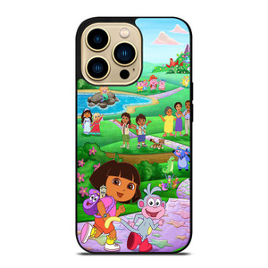 DORA THE EXPLORER CHARACTERS iPhone 14 Pro Max Case DORA THE EXPLORER CHARACTERS iPhone 14 Pro Max Case