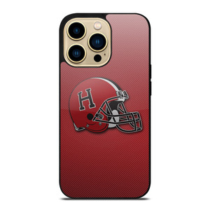 HARVARD CRIMSON FOOTBALL HELMET iPhone 14 Pro Max Case