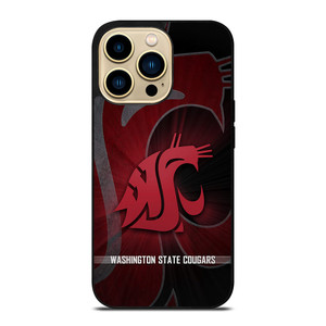 WASHINGTON STATE COUGARS LOGO iPhone 14 Pro Max Case