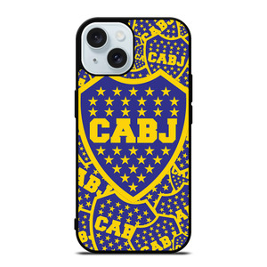 BOCA JUNIORS PATTERN iPhone 15 Case BOCA JUNIORS PATTERN iPhone 15 Case