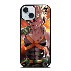 KATSUKI BAKUGO ART ANIME iPhone 15 Case