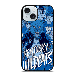 KENTUCKY WILDCATS UNIVERSITY ART iPhone 15 Case