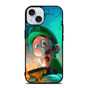 LUIGI THE SUPER MARIO BROS SCARY iPhone 15 Case LUIGI THE SUPER MARIO BROS SCARY iPhone 15 Case