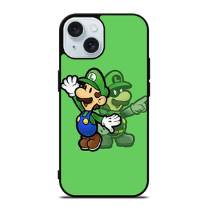 LUIGI THE SUPER MARIO BROS iPhone 15 Case