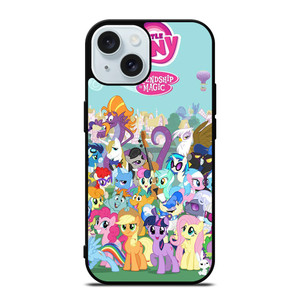MY LITTLE PONY ALL CHARACTERS iPhone 15 Case MY LITTLE PONY ALL CHARACTERS iPhone 15 Case