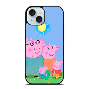 PEPPA PIG FAMILY iPhone 15 Case PEPPA PIG FAMILY iPhone 15 Case
