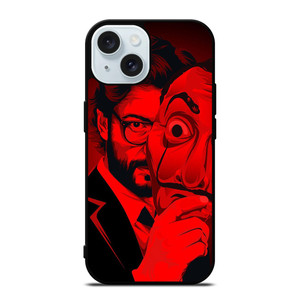 PROFESSOR MONEY HEIST iPhone 15 Case PROFESSOR MONEY HEIST iPhone 15 Case