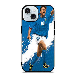 ROBERTO BAGGIO LEGEND ITALY iPhone 15 Case ROBERTO BAGGIO LEGEND ITALY iPhone 15 Case